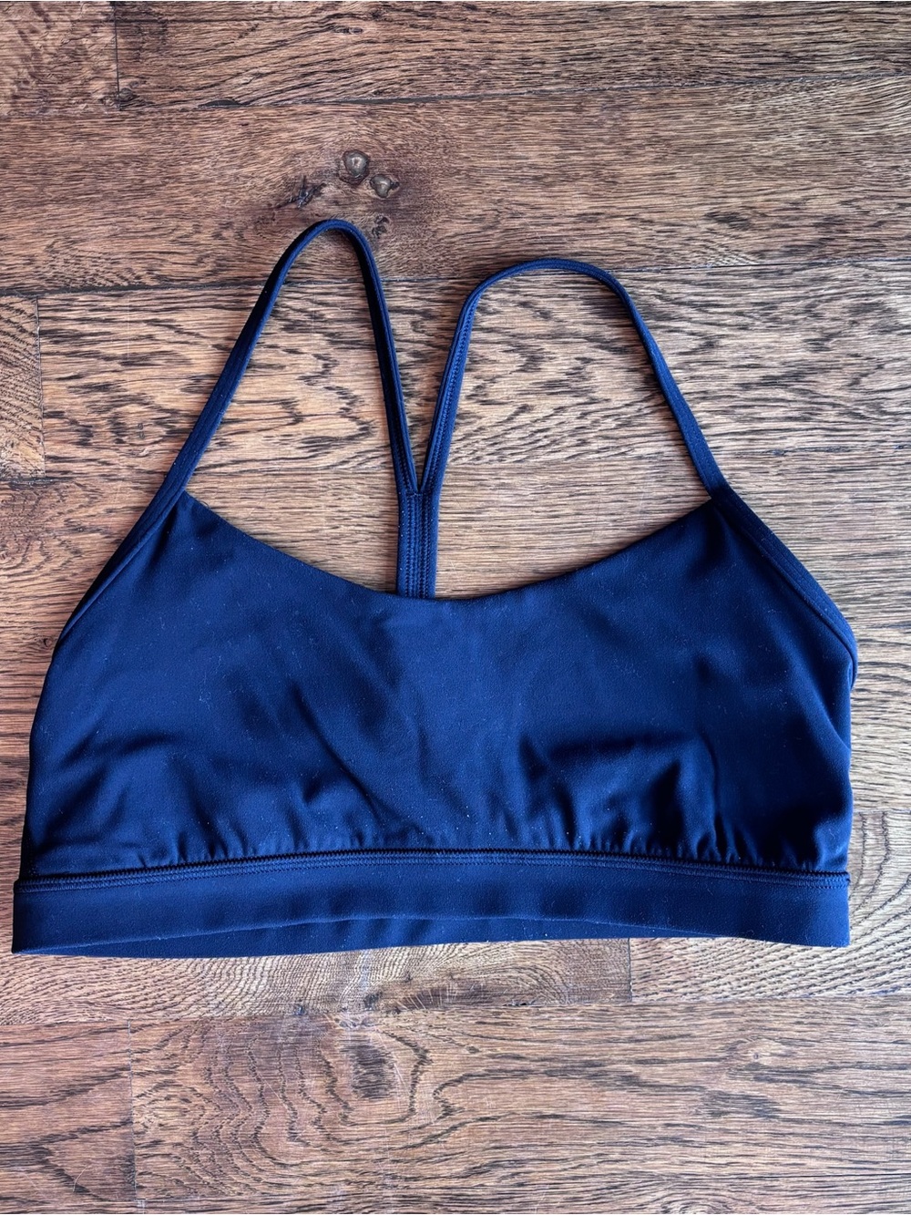 Lululemon Flow Y Black Sports Bra | Size 12